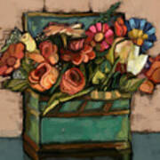 Box Of Flowers Poster