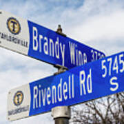 Brandywine And Rivendell Street Signs Poster