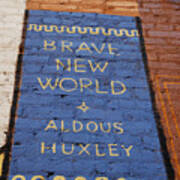 Brave New World - Aldous Huxley Mural Poster
