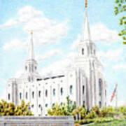 Brigham City Utah Lds Temple Poster