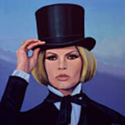 Brigitte Bardot Painting 2 Poster