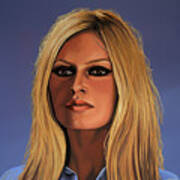 Brigitte Bardot Painting 3 Poster