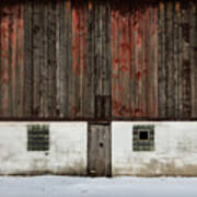 Broad Side Of A Barn Poster