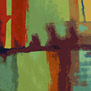 Brooklyn  Bridge Abstract Poster