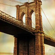 Brooklyn Bridge Perspective Poster