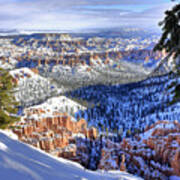 Bryce Canyon Winter Poster