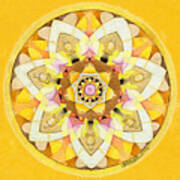 Buddha Sun Mandala Poster