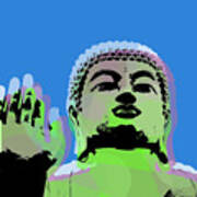 Buddha Warhol Style Poster