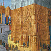 Building Of The Temple Of Jerusalem Poster