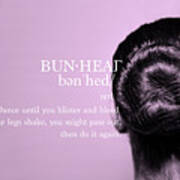 Bunhead Pink Poster