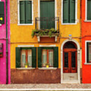 Burano Colors Poster