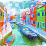 Burano, Venice, Italy Poster