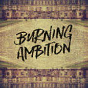 Burning Ambition Fontainebleau Chateau France Architecture Poster