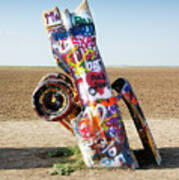 Cadillac Ranch, West Texas Poster