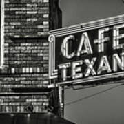 Cafe Texan Poster