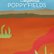 California Poppy Fields- Art By Linda Woods Poster