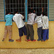 Cambodian School Children Poster