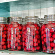 Canning Cherries Poster