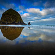 Cannon Beach Reflections Poster