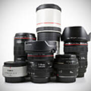 Canon Lenses Poster