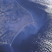 Cape Hatteras Islands Seen From Space Poster