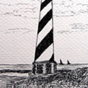 Cape Hatteras Lighthouse Nc Poster