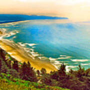 Cape Lookout From Oceanside Poster
