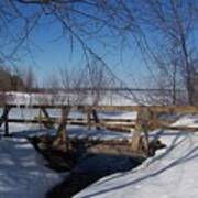 Larson Creek Bridge Poster