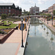 Carroll Creek Park In Frederick Maryland Poster