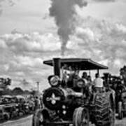 Case Tractor Steam Engine Poster