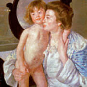 Cassatt: Mother And Boy Poster