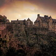 Castle Rock Edinburgh Travel Scotland Poster