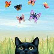 Cat 606 Nature Poster
