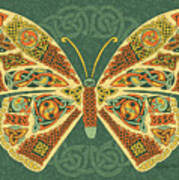 Celtic Butterfly Poster