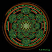 Celtic Tree Of Life Mandala Poster