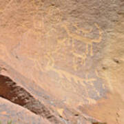 Chaco Canyon Petroglyphs Poster