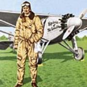 Charles Lindbergh Poster