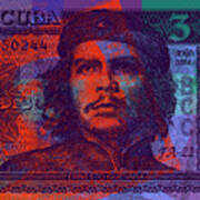 Che Guevara 3 Peso Cuban Bank Note - #3 Poster