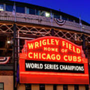 Chicago Cubs Win Poster