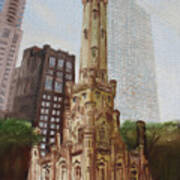 Chicago Water Tower 1e Poster