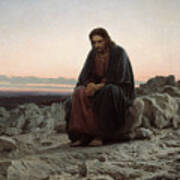 Christ In The Desert Poster