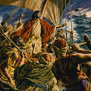 Christ On The Sea Of Galilee Poster