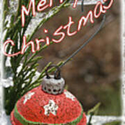 Christmas Bell Ornament Poster