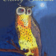 Christmas Owl Poster