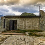 Church At The Grimselpass, Bern Canton, Switzerland Poster