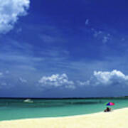 Circle Of Clouds On Grand Cayman Poster