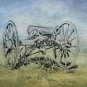 Civil War Cannon Sketch Poster