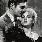 Clark Gable And Lana Turner Hollywood Legends Poster