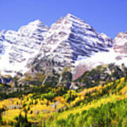 Classic Maroon Bells Poster