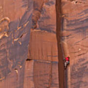 Climber Indian Creek Poster